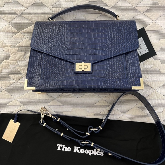 The Kooples MAXI Crocodile-effect Emily Bag - Picture 7 of 16